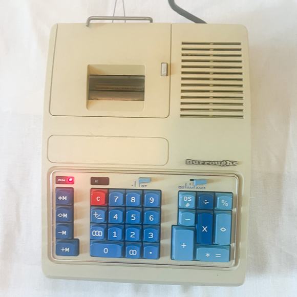Vintage Burroughs adding machine - Picture 1 of 6